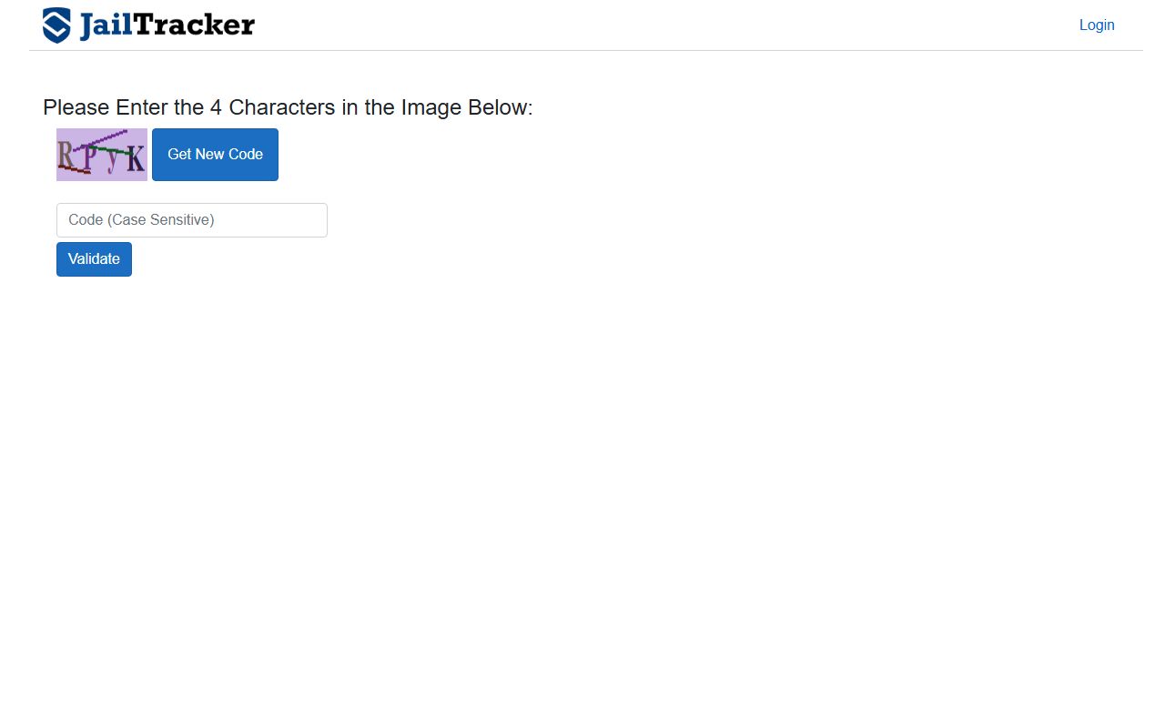 Dubois County JailTracker roster inmate search interface